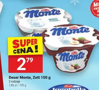 Twój Market Deser Monte Zott 150 g oferta