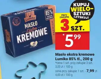 Twój Market Masło ekstra kremowe Lumiko 85% tł. 200 g oferta