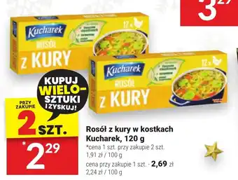 Twój Market Rosół z kury w kostkach Kucharek 120 g oferta