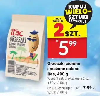 Twój Market Orzeszki ziemne smażone solone Itac 400 g oferta