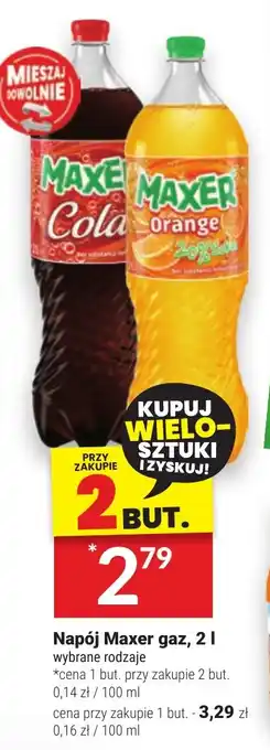 Twój Market Napój Maxer gaz 2l oferta