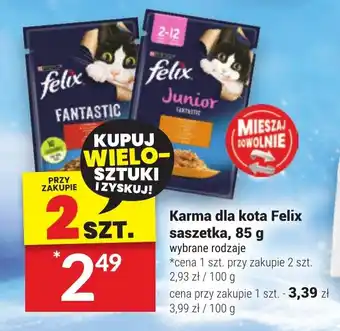 Twój Market Karma dla kota Felix saszetka 85 g oferta