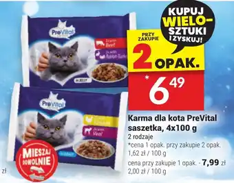 Twój Market Karma dla kota PreVital saszetka 4x100 g oferta