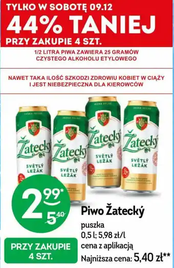 Żabka Piwo Žatecký 0,5l oferta