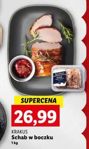 Lidl KRAKUS Schab w boczku 1 kg oferta