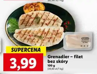 Lidl Grenadier filet bez skóry 100 g oferta