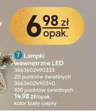 Castorama Lampki wewnętrzne LED oferta