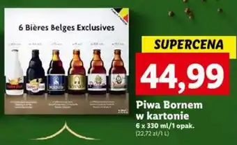 Lidl Piwa Bornem w kartonie 6 x 330 ml oferta