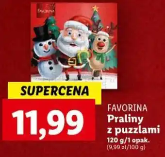 Lidl FAVORINA Praliny z puzzlami 120 g oferta