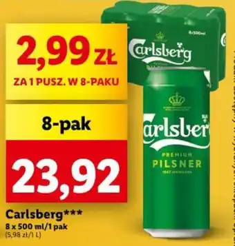 Lidl Carlsberg 8x500ml oferta