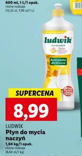 Lidl LUDWIK Płyn do mycia naczyń 1,04kg oferta