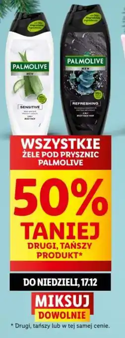 Lidl WSZYSTKIE ŻELE POD PRYSZNIC PALMOLIVE oferta