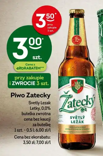 Żabka Piwo Zatecky 0,5l oferta