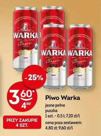 Żabka Piwo Warka 0,5l oferta