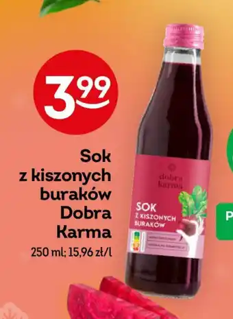 Żabka Sok z kiszonych buraków Dobra Karma 250 ml oferta