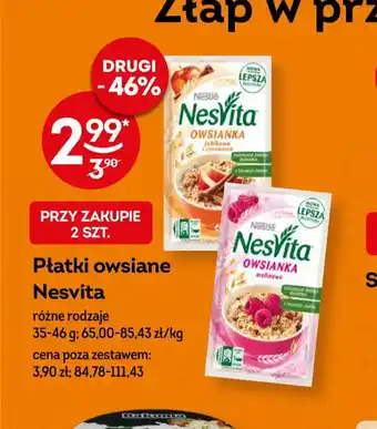 Żabka Płatki owsiane Nesvita 35-46g oferta