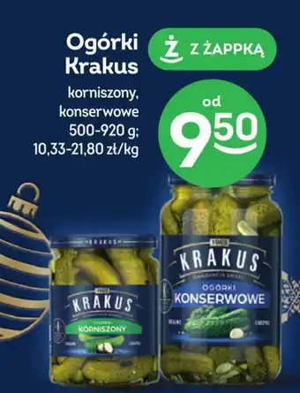 Żabka Ogórki Krakus 500-920g oferta