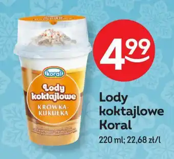 Żabka Lody koktajlowe Koral 220 ml oferta