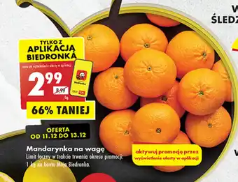 Biedronka Mandarynka na wagę 1 kg oferta