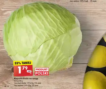 Biedronka Kapusta biała na wagę 1 kg oferta