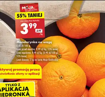 Biedronka Mandarynka na wagę 1 kg oferta