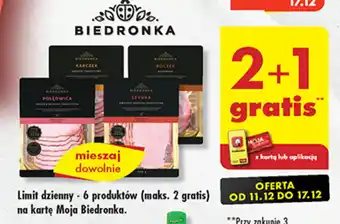 Biedronka Wszystkie wędliny i pasztety z linii biedronka oferta