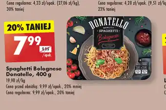 Biedronka Spaghetti Bolognese Donatello, 400 g oferta