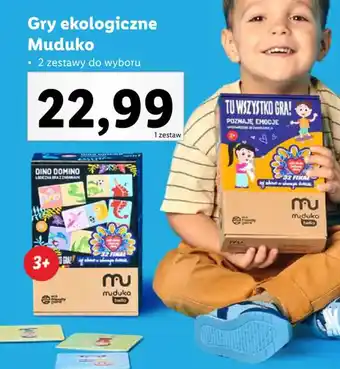Lidl Gry ekologiczne Muduko oferta