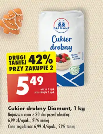 Biedronka Cukier drobny Diamant, 1 kg oferta