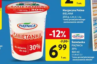 Intermarche Śmietanka PIĄTNICA 30% 400ml oferta