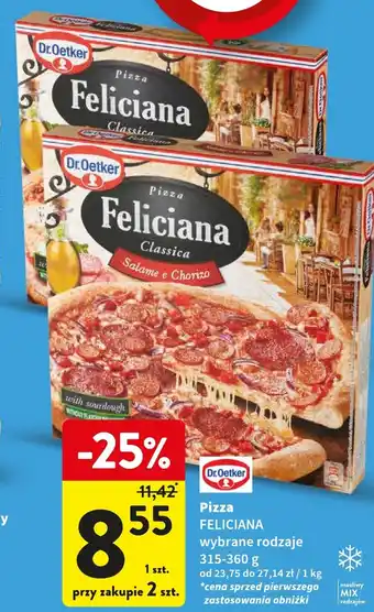 Intermarche Pizza FELICIANA 315-360g oferta