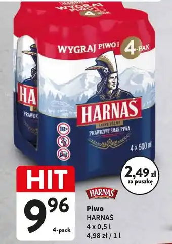 Intermarche Piwo HARNAŚ 4 x 0,5 l oferta