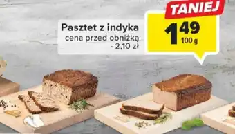 Carrefour Pasztet z indyka 100g oferta