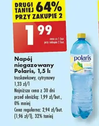 Biedronka Napój niegazowany Polaris, 1,5 l oferta