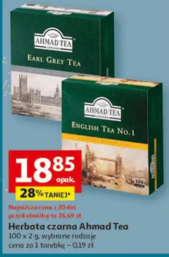 Auchan Herbata ahmad tea oferta