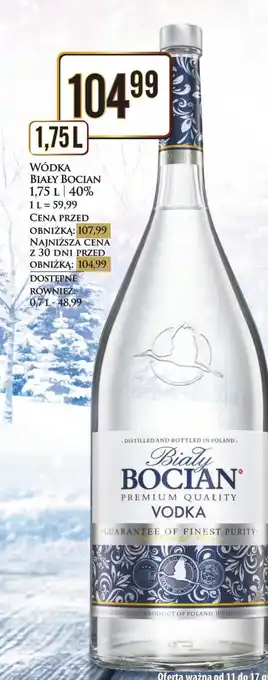 Dino Wódka biały bocian oferta