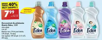 Biedronka Koncentrat do płukania tkanin Eden, 1,8 l oferta