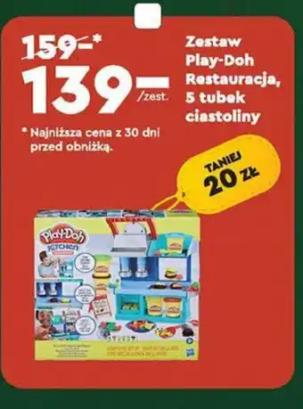 Biedronka Zestaw Play-Doh Restauracja, 5 tubek ciastoliny oferta
