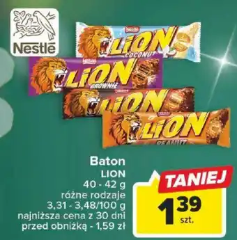 Carrefour Baton LION 40 - 42 g oferta