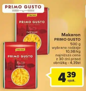 Carrefour Makaron PRIMO GUSTO 500g oferta