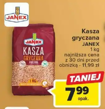 Carrefour Kasza gryczana JANEX 1 kg oferta