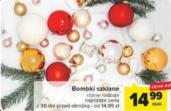 Carrefour Bombki szklane oferta
