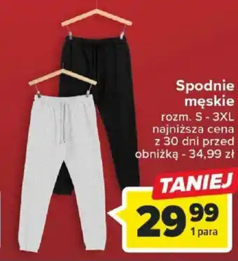 Carrefour Spodnie męskie oferta