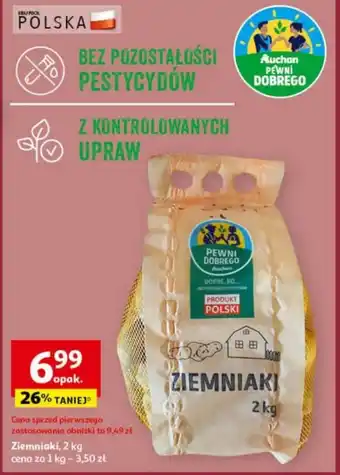 Auchan Ziemniaki, 2 kg oferta