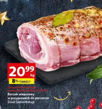 Auchan Boczek wieprzowy w przyprawach do pieczenia 1 kg oferta