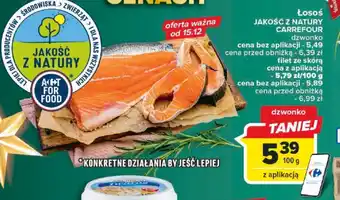 Carrefour Łosoś JAKOŚĆ Z NATURY CARREFOUR 100 g oferta