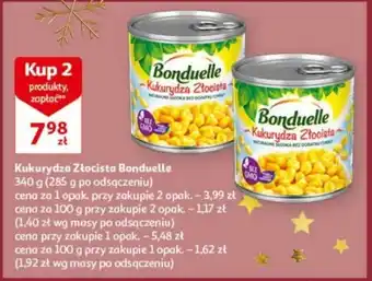 Auchan Kukurydza Złocista Bonduelle 340 g oferta