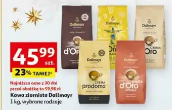 Auchan Kawa ziarnista Dallmayr 1 kg oferta