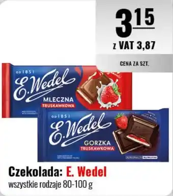 Eurocash Czekolada: E. Wedel 80-100 g oferta