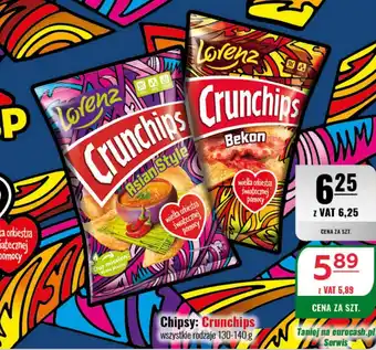 Eurocash Chipsy: Crunchips 130-140 g oferta